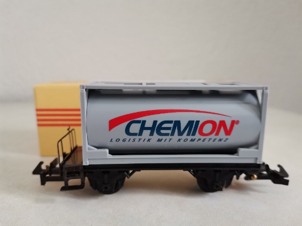 WESA Chemiecontainerwagen Chemion grau, mit Schachtel