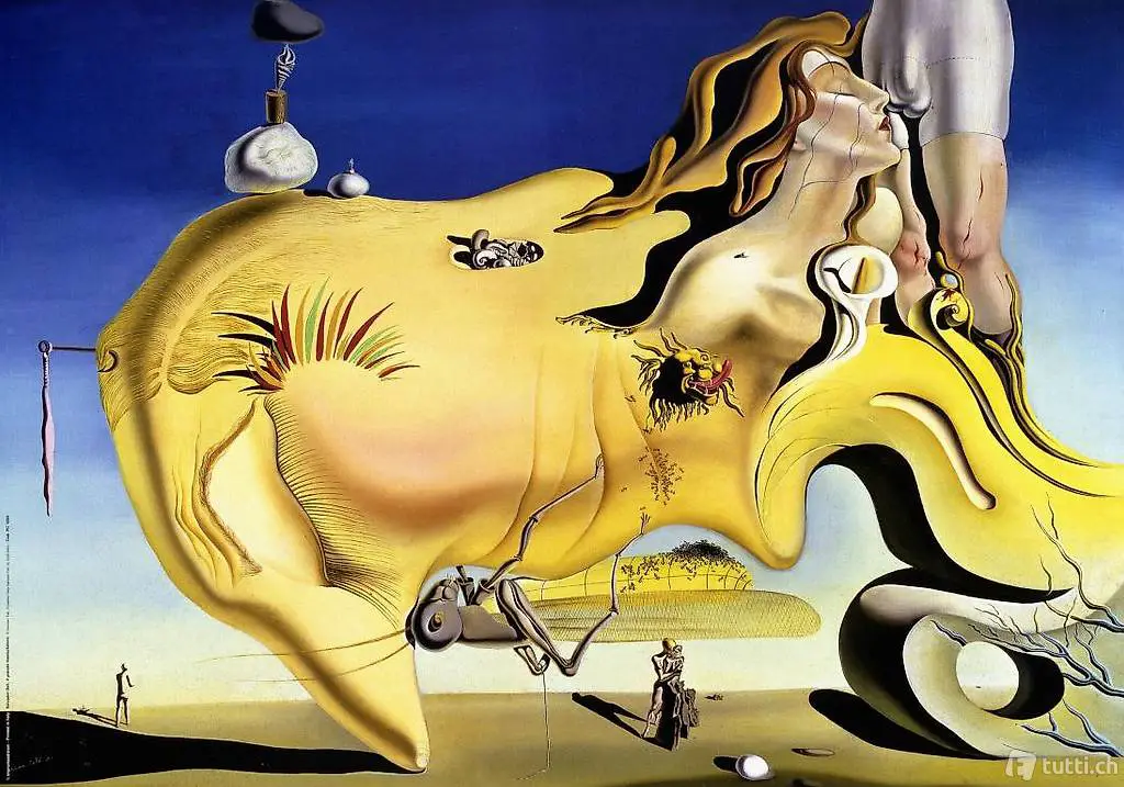  Stampa d"Arte - Salvador Dalì - Il grande masturbatore