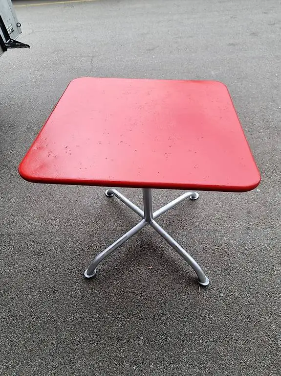 Bigla Gartentisch blechtisch klappbar Frisch lackiert