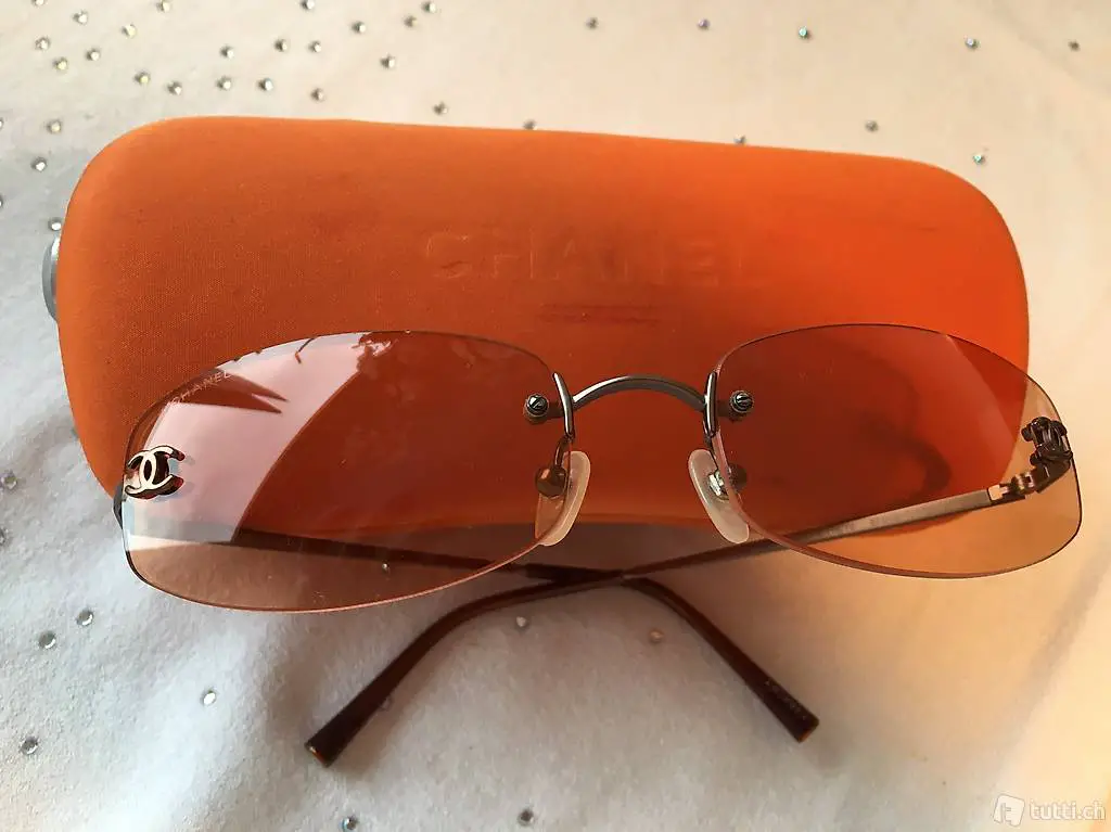 Chanel Sonnenbrille orange