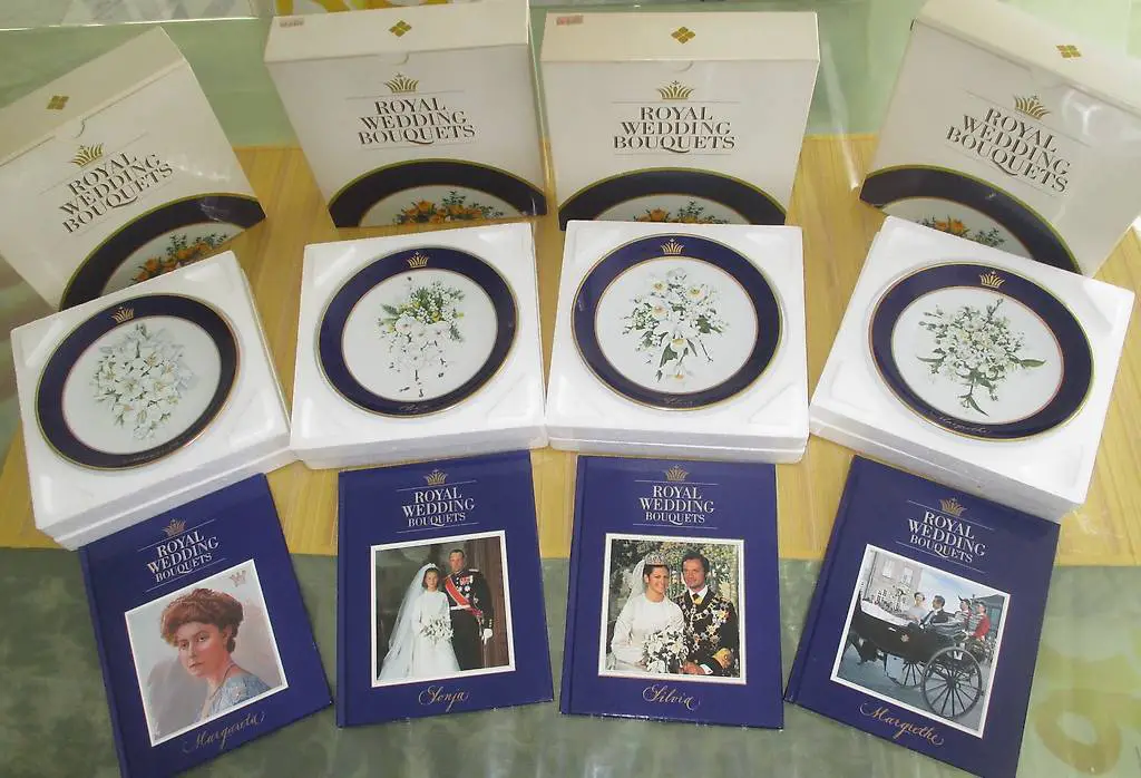 sammel-wandteller- royal wedding bouquets (limited edition)