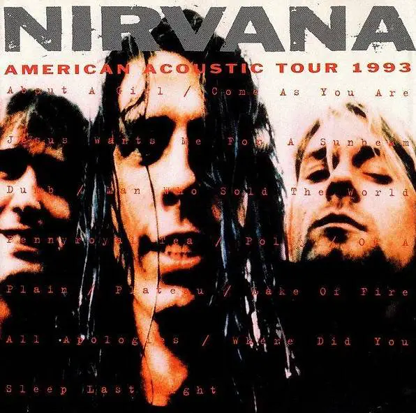 Nirvana American Acoustic Tour 1993, rare CD
