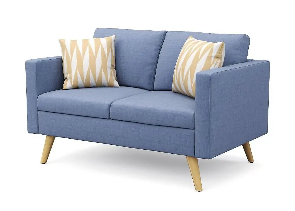 Sofa BLAIR 2-Sitzer blau