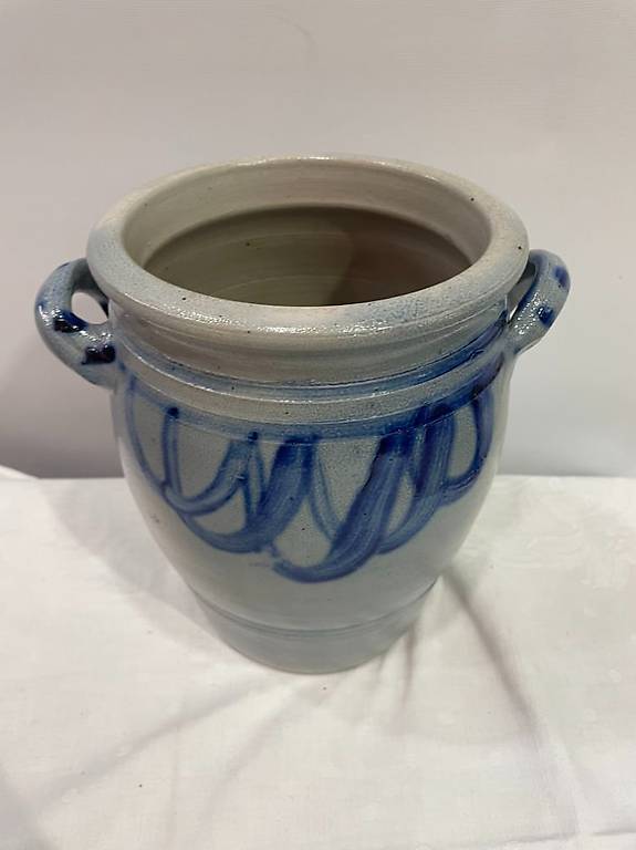 Steingut Topf/ Schmalztopf/ Schmutzhafen Anke