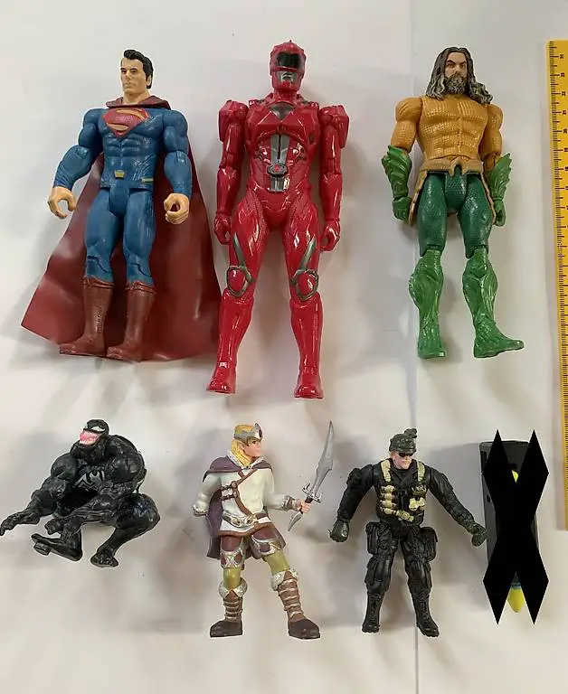 6 Figuren ua Avengers Marvel