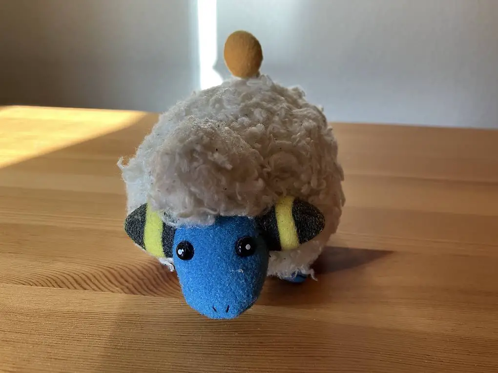 Vintage Plüsch Pokémon Voltilamm BuruBuru von Tomy