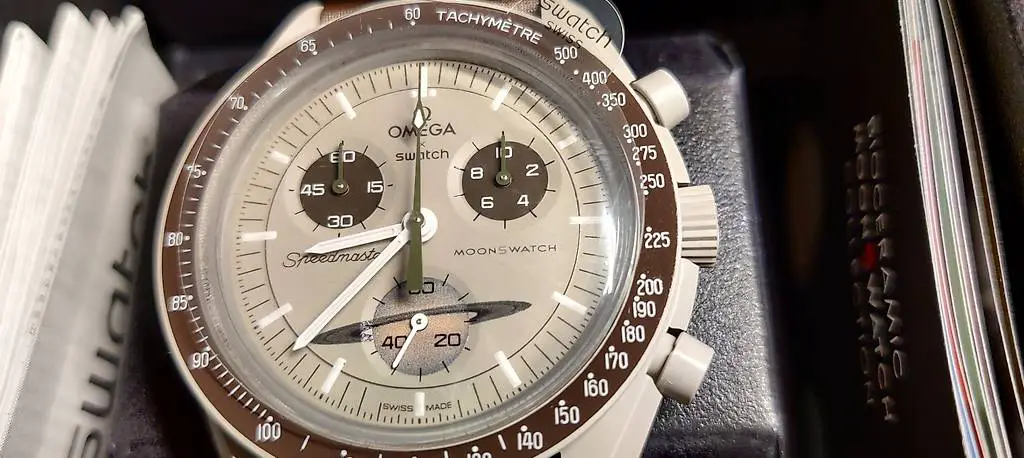 Mission to Saturn MoonSwatch collection