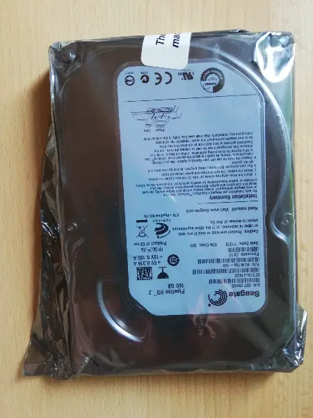 seagate sata 3.5" hdd 160gb - neu
