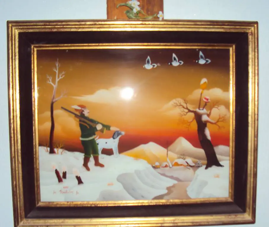 Kunst als Wertanlage - Hinterglasbild -