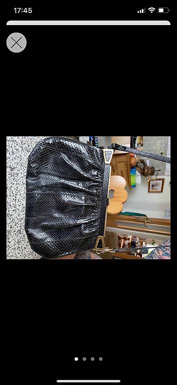 Echte Schlangenleder Handtasche