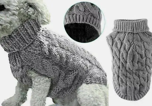 Portofrei Hundemantel Katzen Welpe Pullover Warm Haustier Kl