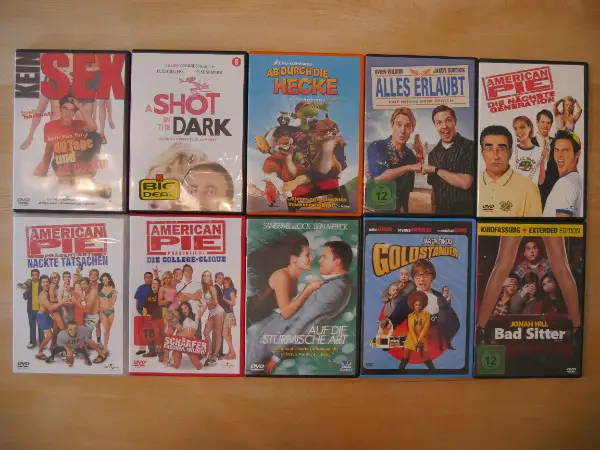 50 DVDs Comedy, Animation, Dokus Paket 3