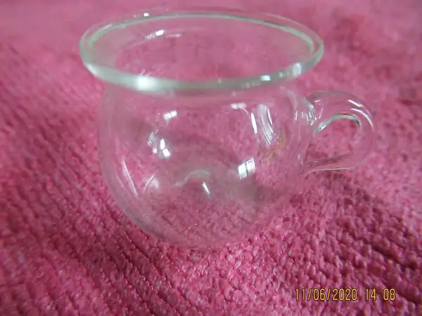  Nachthafen, Nachtpfanne, Glashafen, für Puppenstube