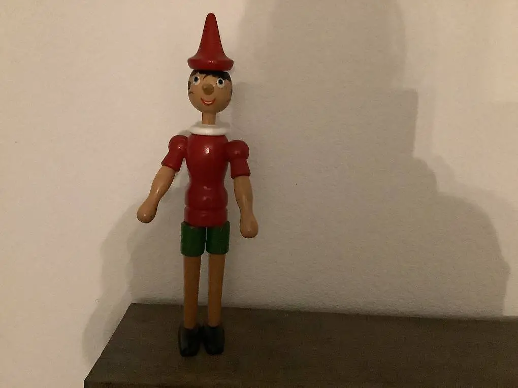 Pinocchio in legno della Sevi