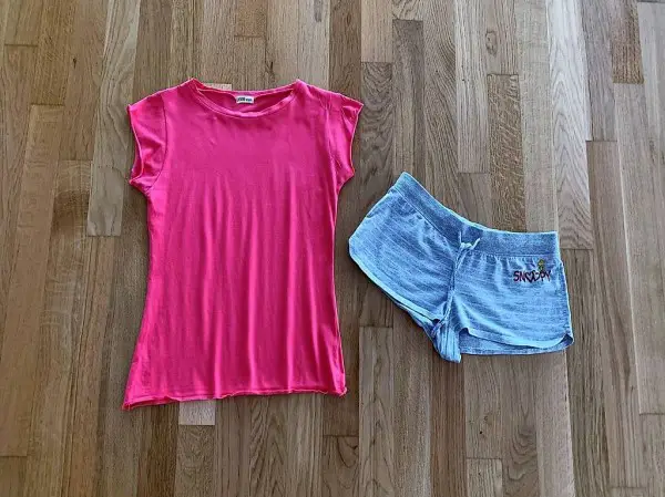 Shorts-Pyjama-Set Schlafanzug Nachtwäsche Gr. S