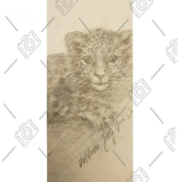 Wunderschönes Bild, handgezeichnet