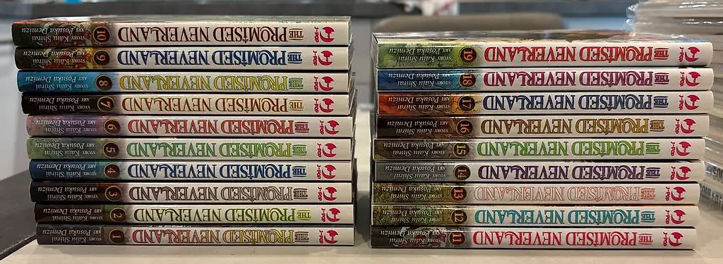 MANGA the promised neverland Italiano DAL 1 AL 19