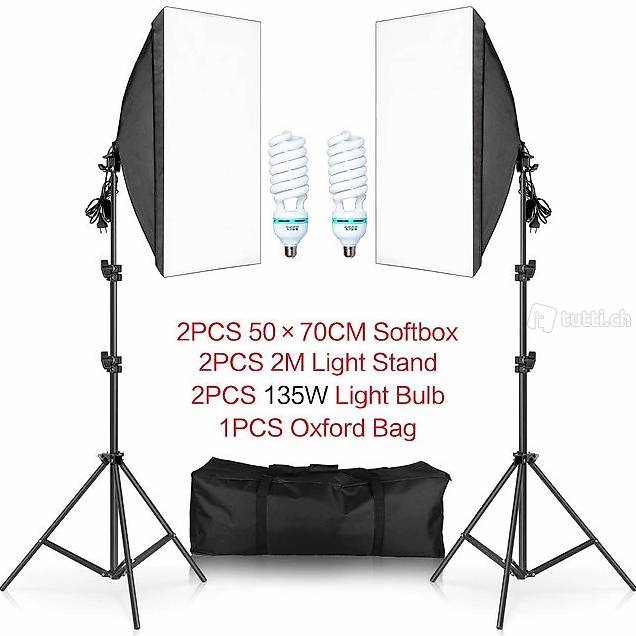  135W Lichtkasten-Kit für die Fotografie 50x70CM