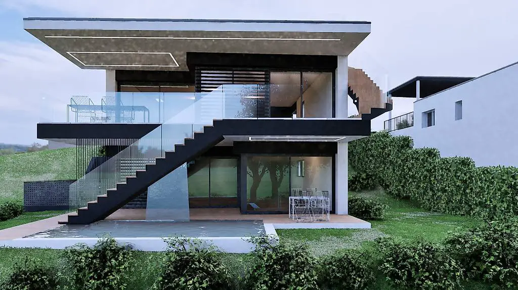 Licenza edilizia approvata spettacolare villa da edificare