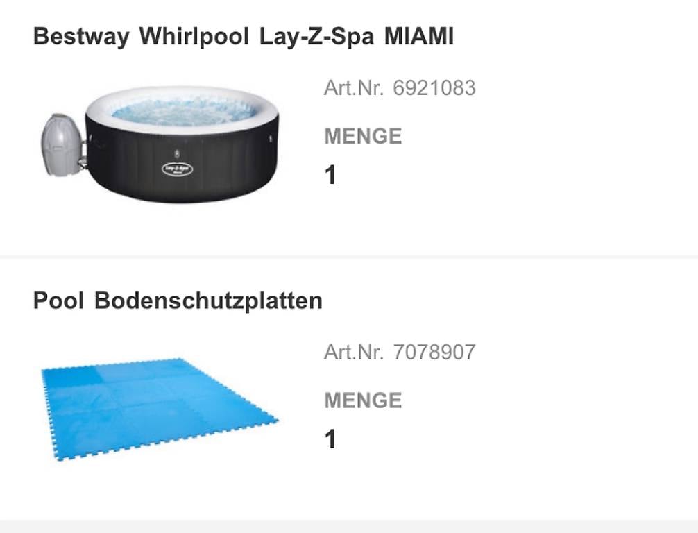 Whirlpool von Bestway Lay-Z-Spa MIAMI