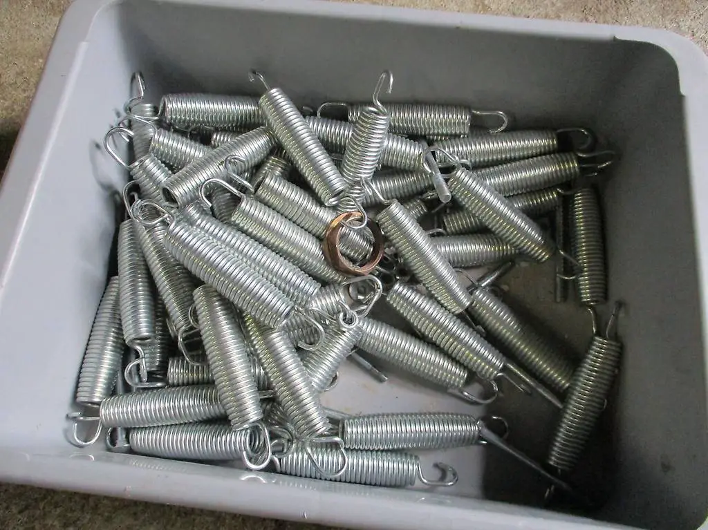 51x Feder für Polster-Möbel Sofa Jugendstil / Biedermeier