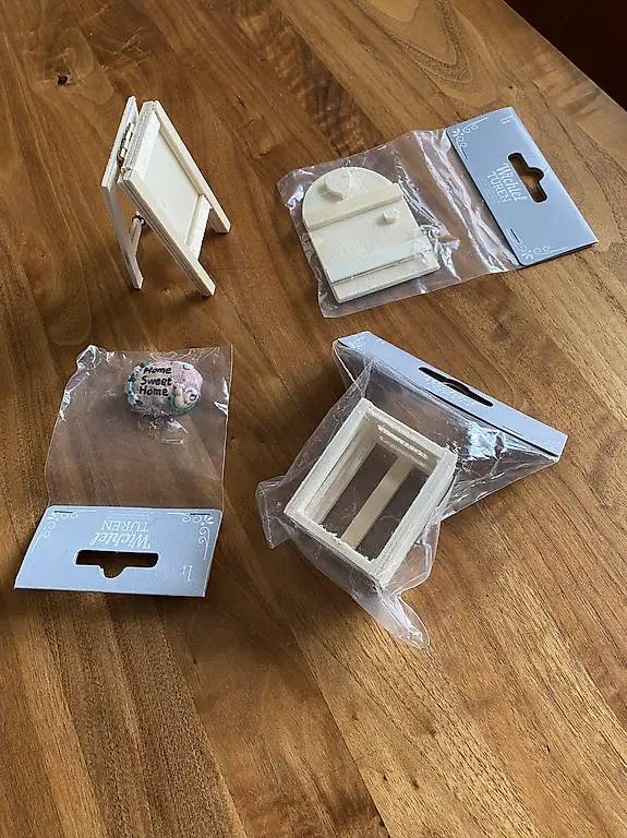 Wichtelzubehör 4teilig