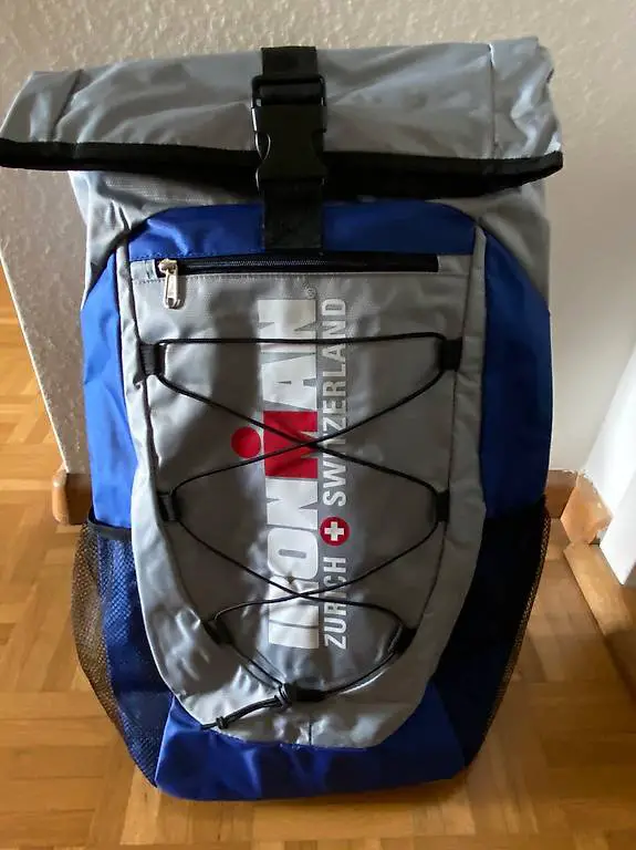 Rucksack grau/blau