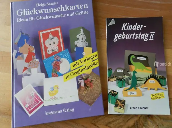 Kartenbastelbücher für Geburtstage und andere Feste