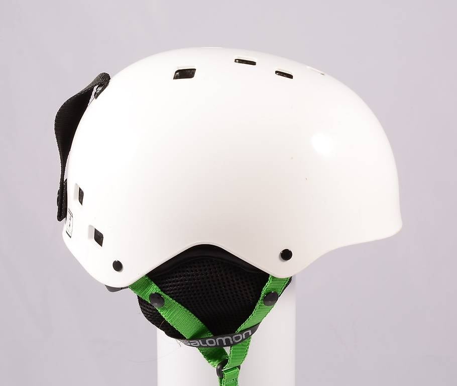 Skihelm Snowboardhelm SALOMON JIB WHITE/grey 55 56 57 58 S M