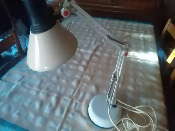 Büro-Tischleuchte, Wofi, weiss