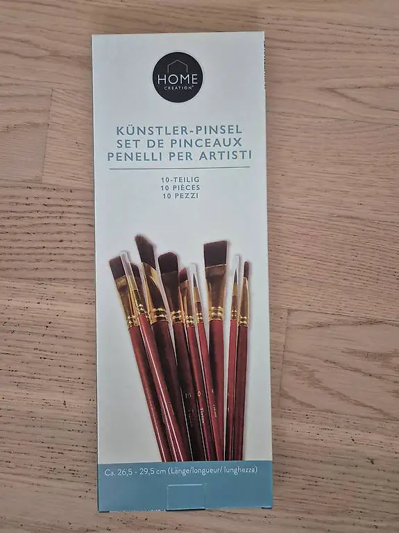 Künstler Pinselset 10-teilig