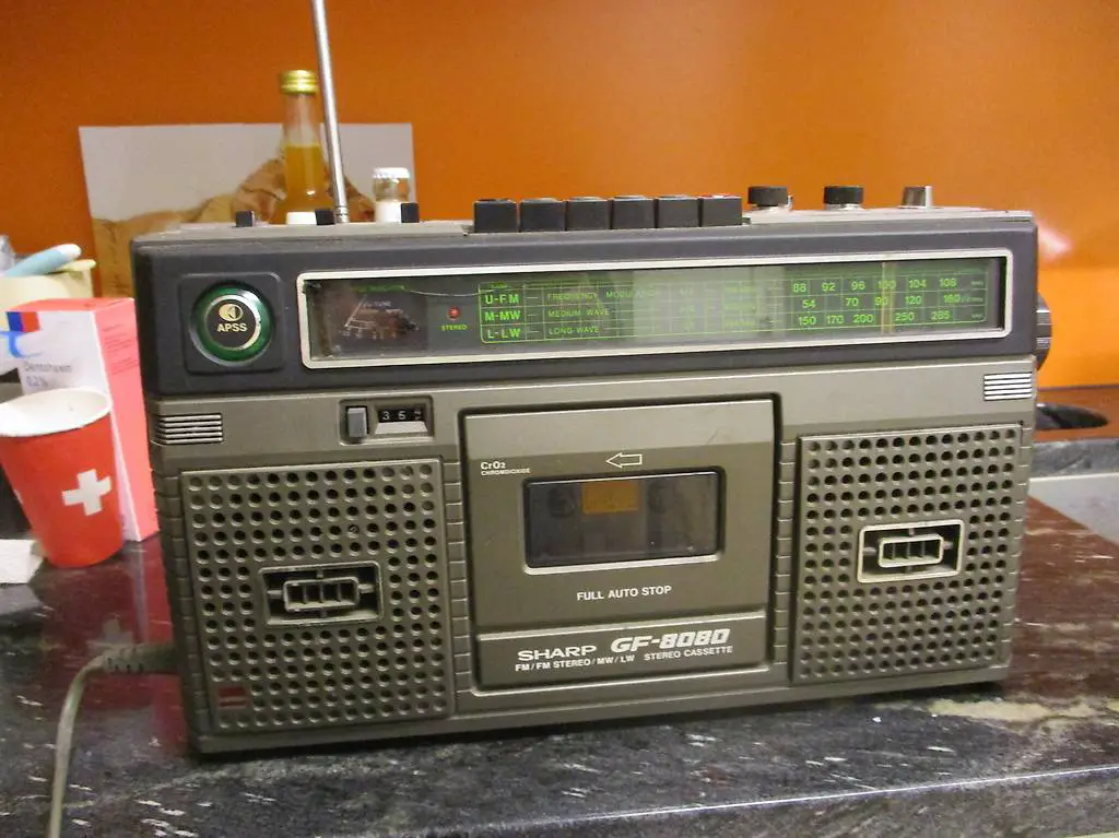 Radio SHARP GF-8080H Radio Tape Recorder 80er-Hit