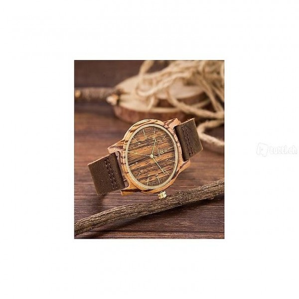  UWOOD Natural Wood Watches Holzuhr Zebraholz