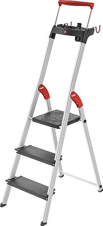 Stehleiter Topline, 3 XXL-Sicherheits-Stufen bis 150kg