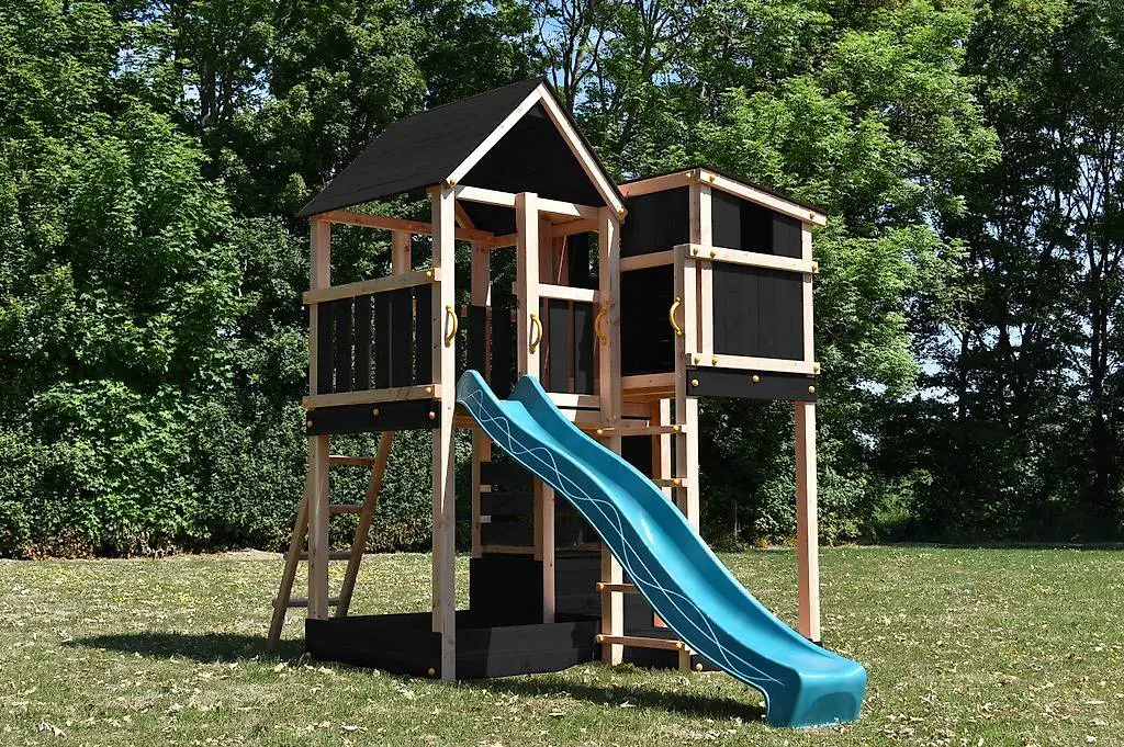 Spielturm Palazzo 1.0 Schwarz