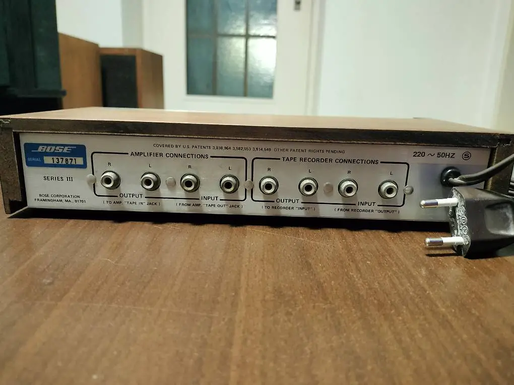 Bose activ equalizer series 3