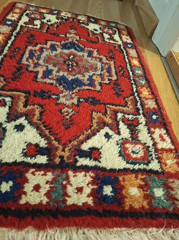 Wollteppich und Handgeknüpft Neu