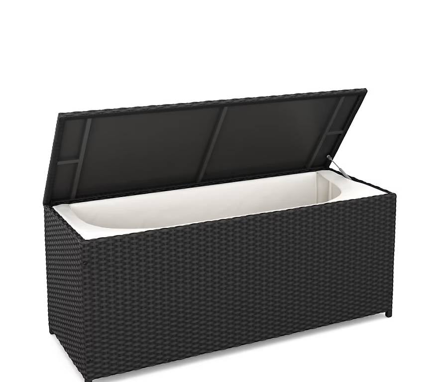 Kissenbox MILA 115 x 48 x 52 cm schwarz