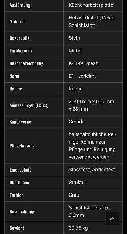 Arbeitsplatten Ocean