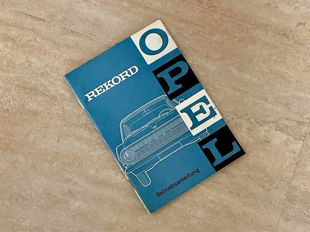 OPEL Rekord Betriebsanleitung 1964