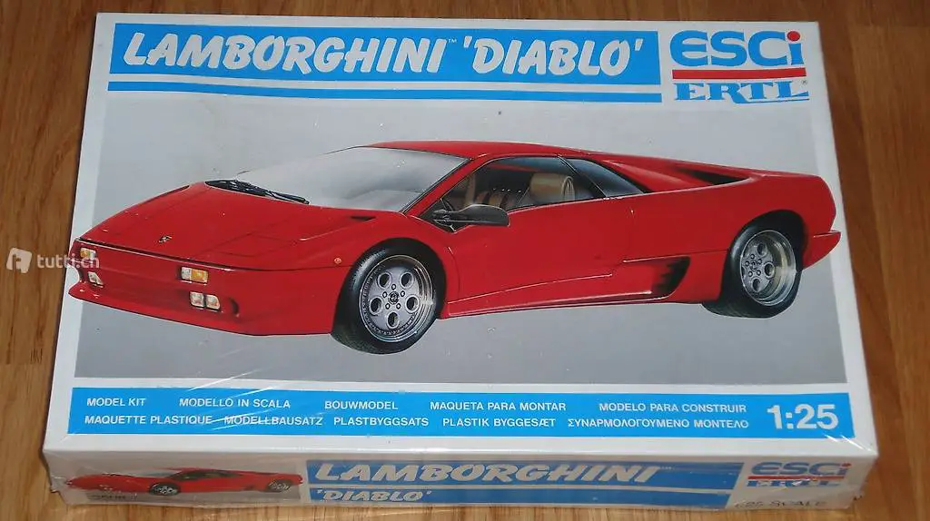 esci lamborghini diablo 1:25