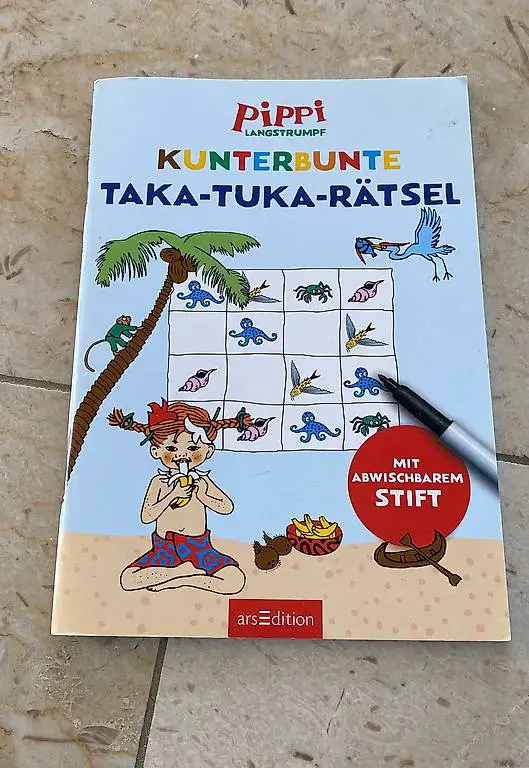 Pippi Langstrumpf kunterbunte Taka-Tuk-Rätsel