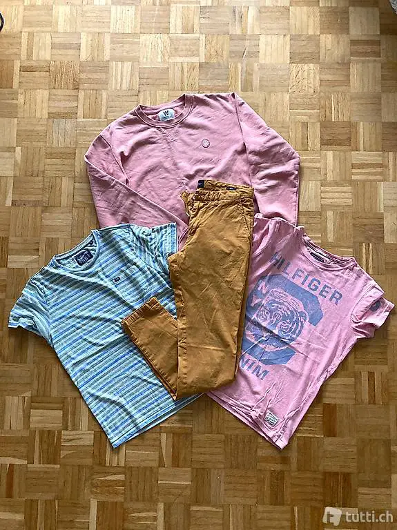 Scotch Chino Gr. 28/32 Double A Sweatshirt Gr. L T-Shirt