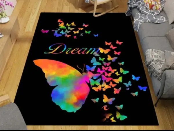 Schmetterlinge Teppich weiche Fussmatte
