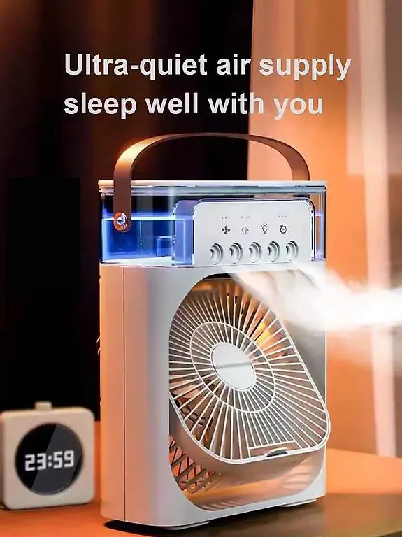 Climatiseur ventilateur humidificateur portable 3 en 1