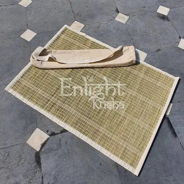 Meditations Kushagras Matte mit Tasche 100% Bio