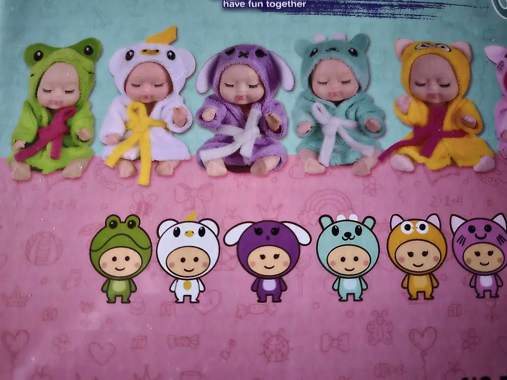 kleine neue puppen alle zusammen