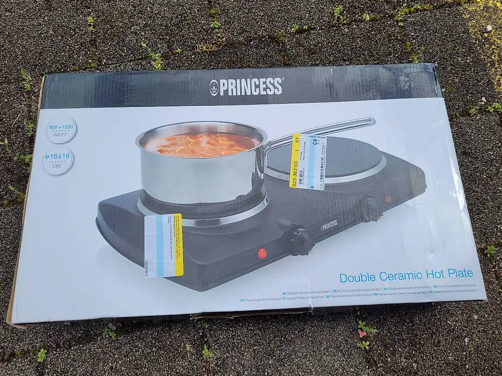 Elektroherd zwei Platten