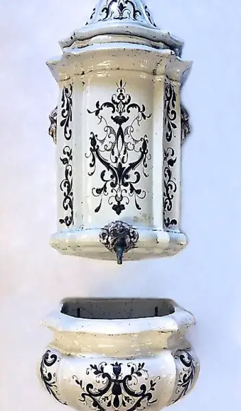  Französischer Jugendstil Wandzimmerbrunnen | Antik