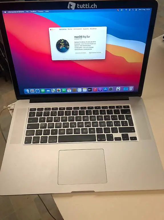  MacBook Pro 15 Big Sur